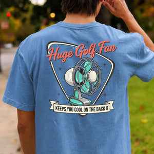 Huge Golf Fan Keeps You Cool On The Back 9