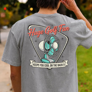 Huge Golf Fan Keeps You Cool On The Back 9