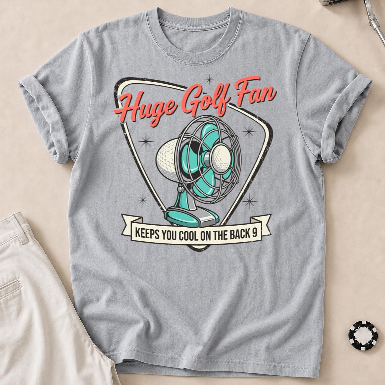 Huge Golf Fan Keeps You Cool On The Back 9