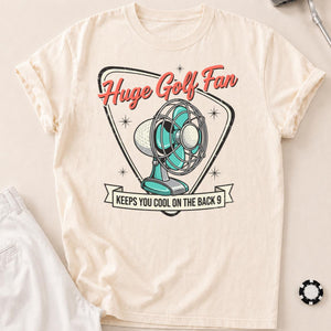 Huge Golf Fan Keeps You Cool On The Back 9