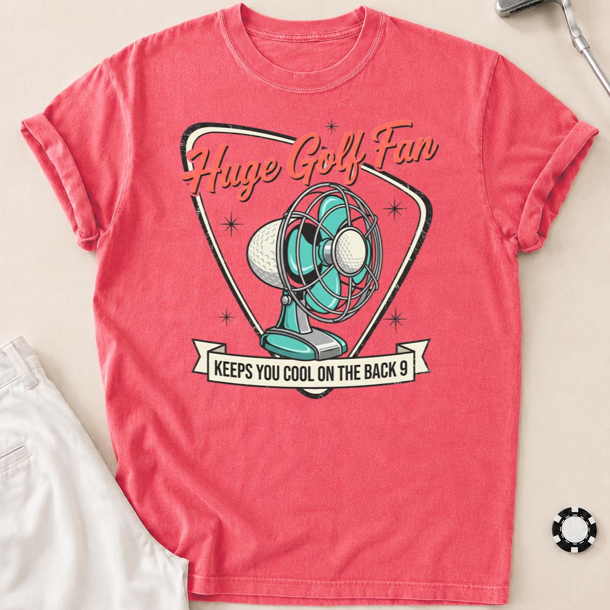 Huge Golf Fan Keeps You Cool On The Back 9