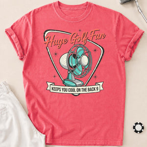 Huge Golf Fan Keeps You Cool On The Back 9
