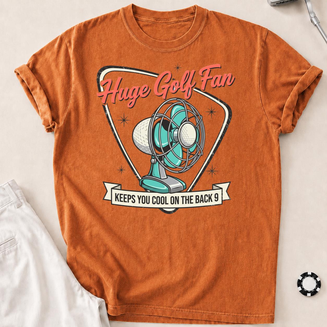 Huge Golf Fan Keeps You Cool On The Back 9
