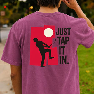 Just Tap It In Golf Silhouette Tee