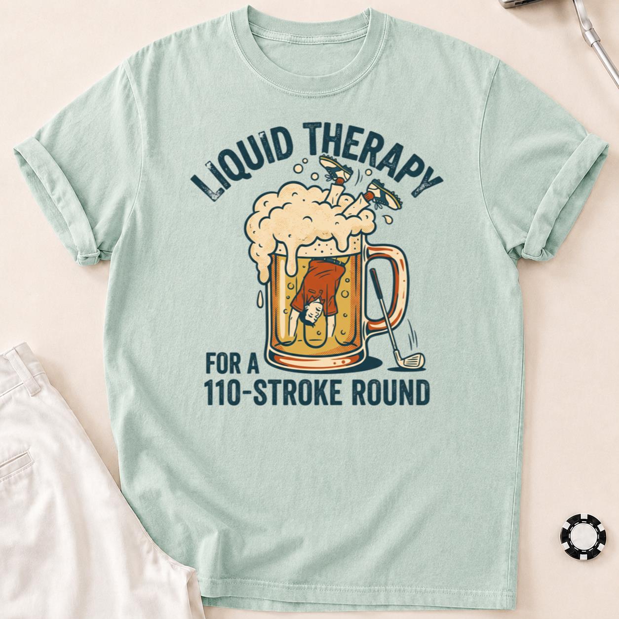 Liquid Therapy For A 110-Stroke Round Golf Tee