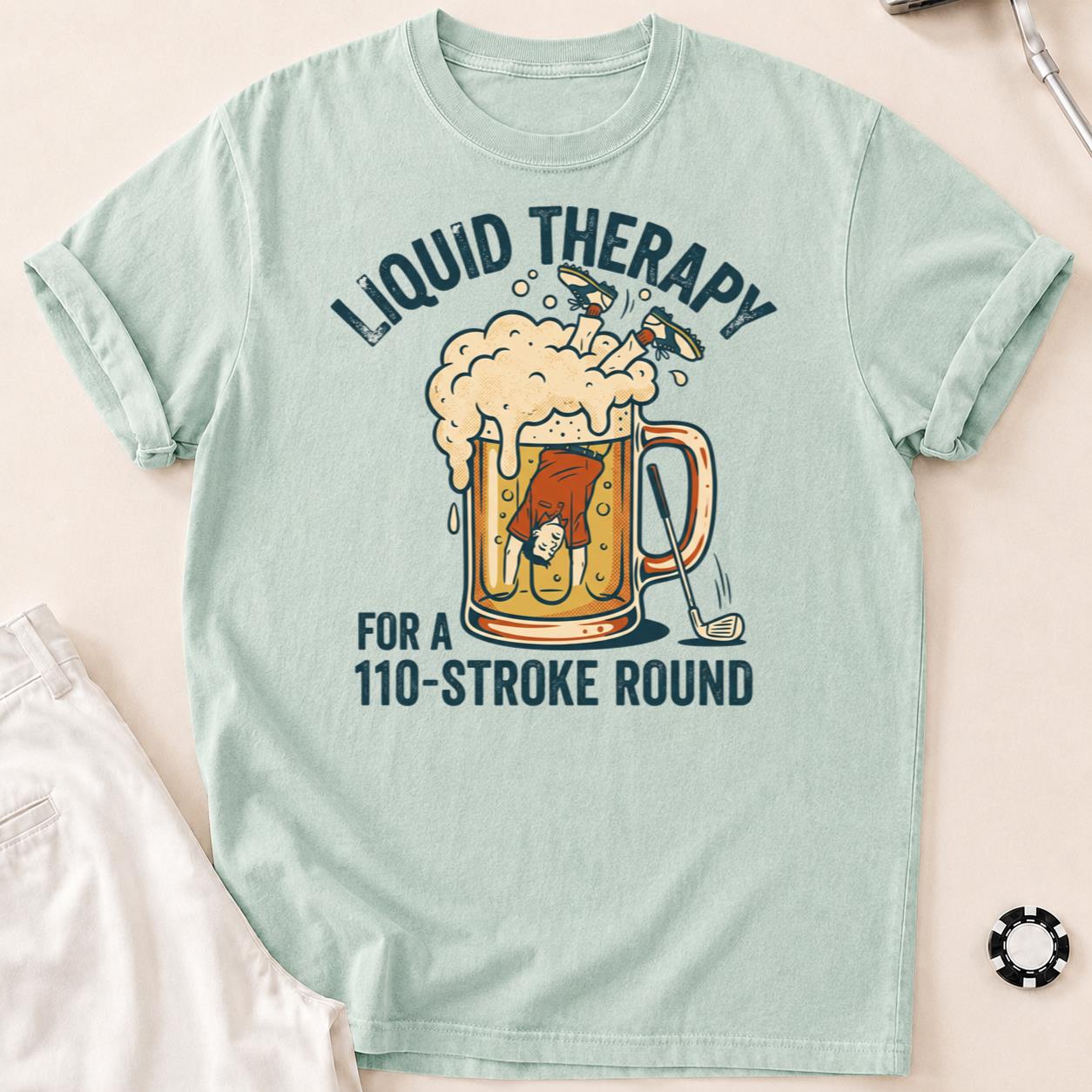 Liquid Therapy For A 110-Stroke Round Golf Tee