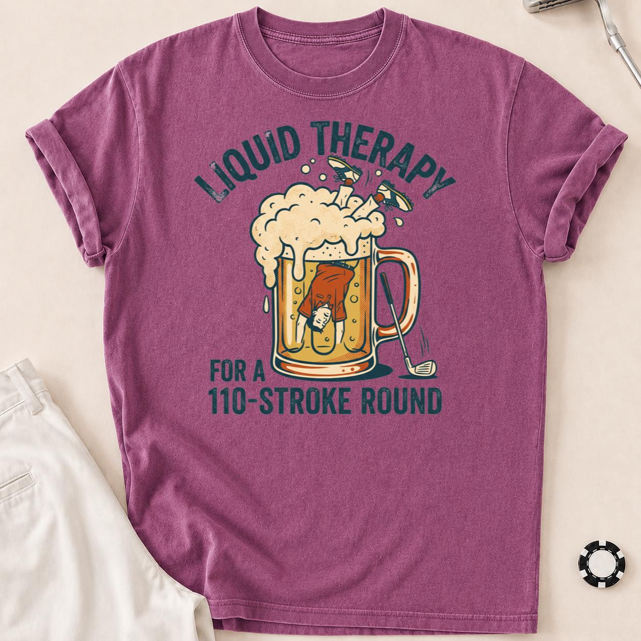 Liquid Therapy For A 110-Stroke Round Golf Tee