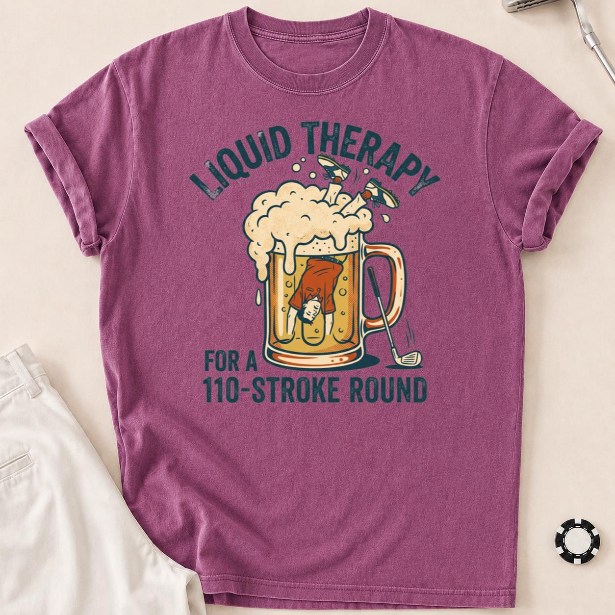 Liquid Therapy For A 110-Stroke Round Golf Tee