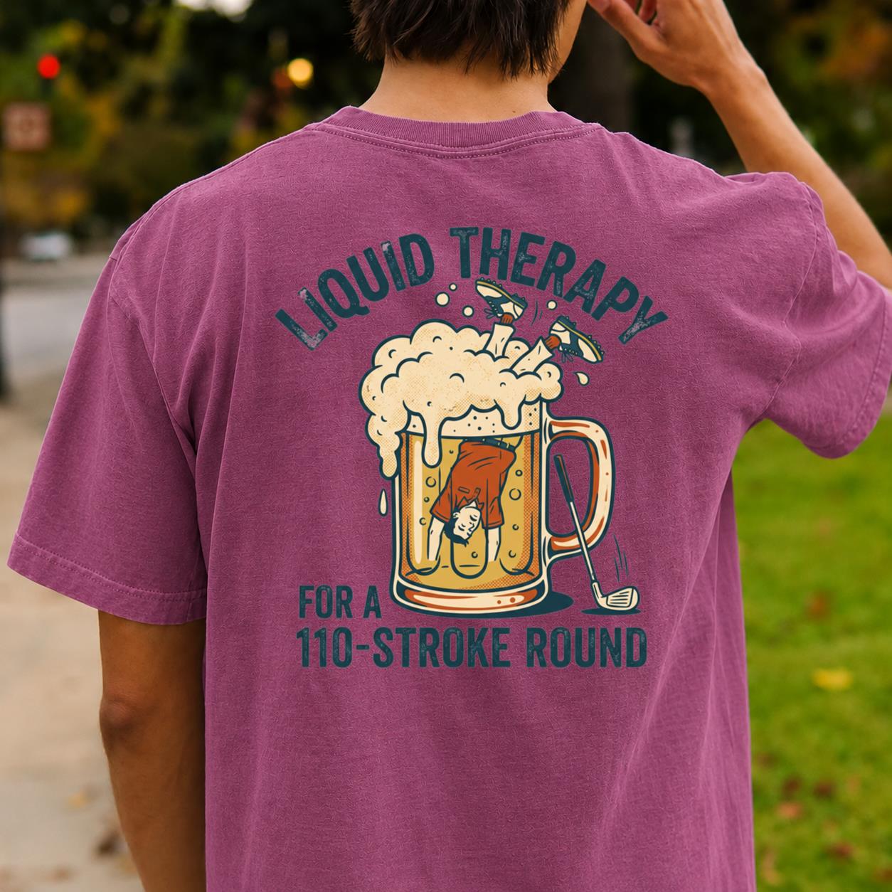 Liquid Therapy For A 110-Stroke Round Golf Tee