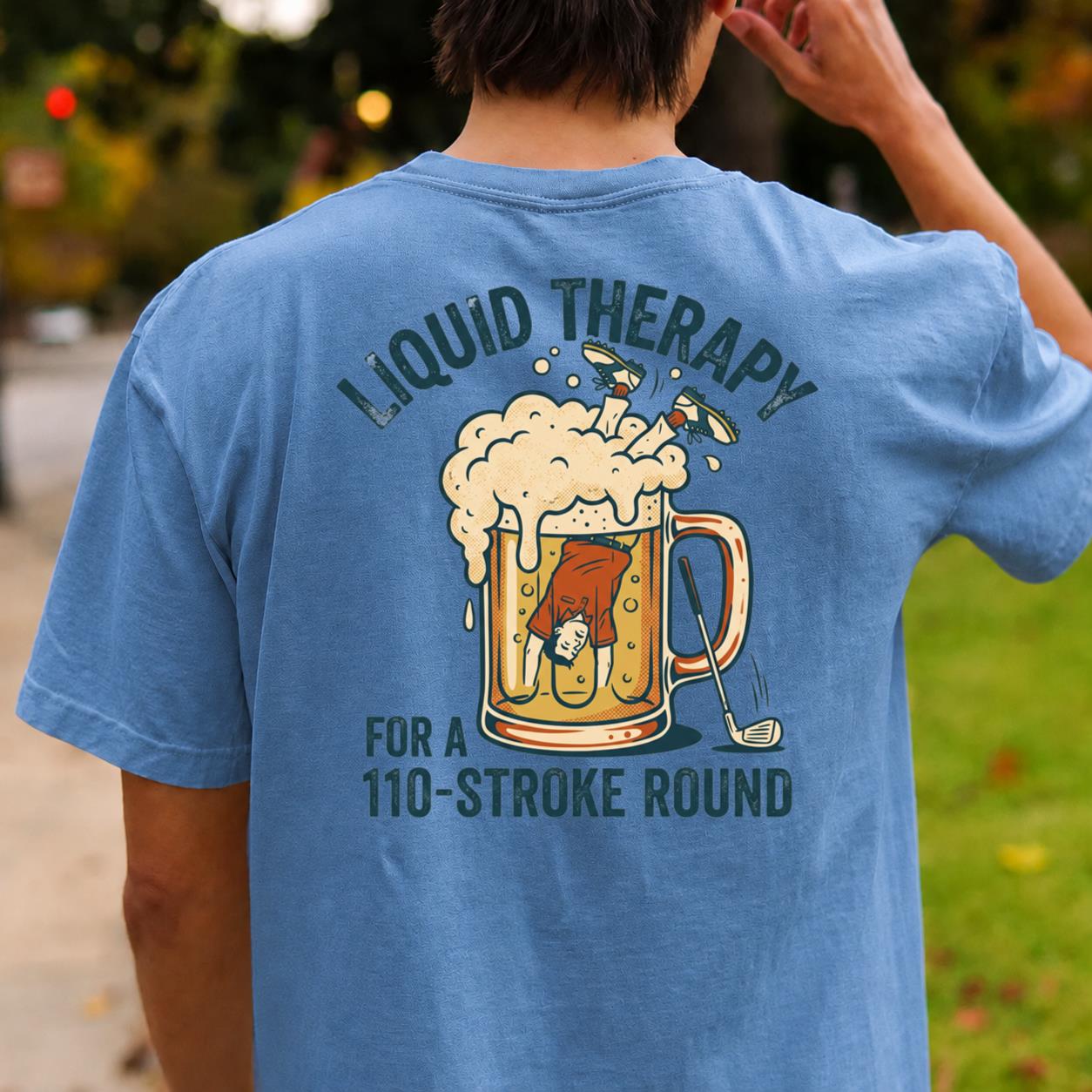 Liquid Therapy For A 110-Stroke Round Golf Tee
