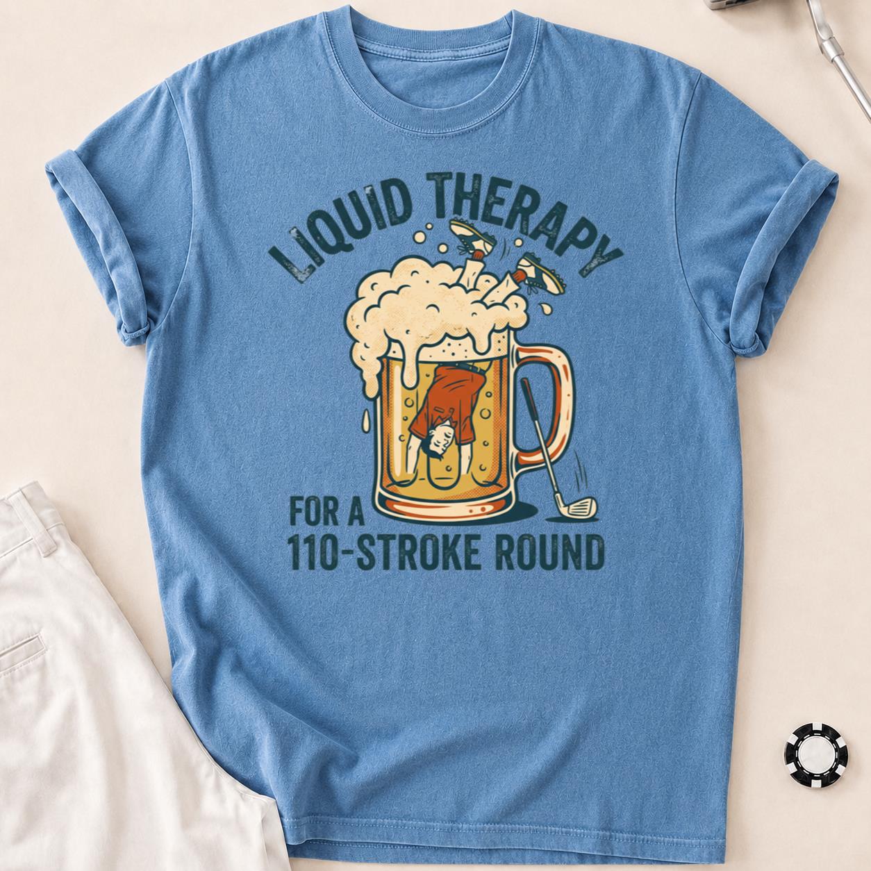 Liquid Therapy For A 110-Stroke Round Golf Tee