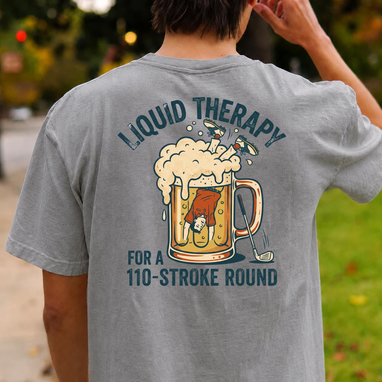 Liquid Therapy For A 110-Stroke Round Golf Tee