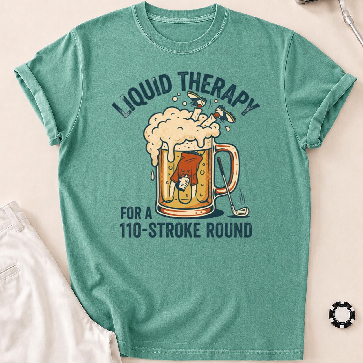 Liquid Therapy For A 110-Stroke Round Golf Tee