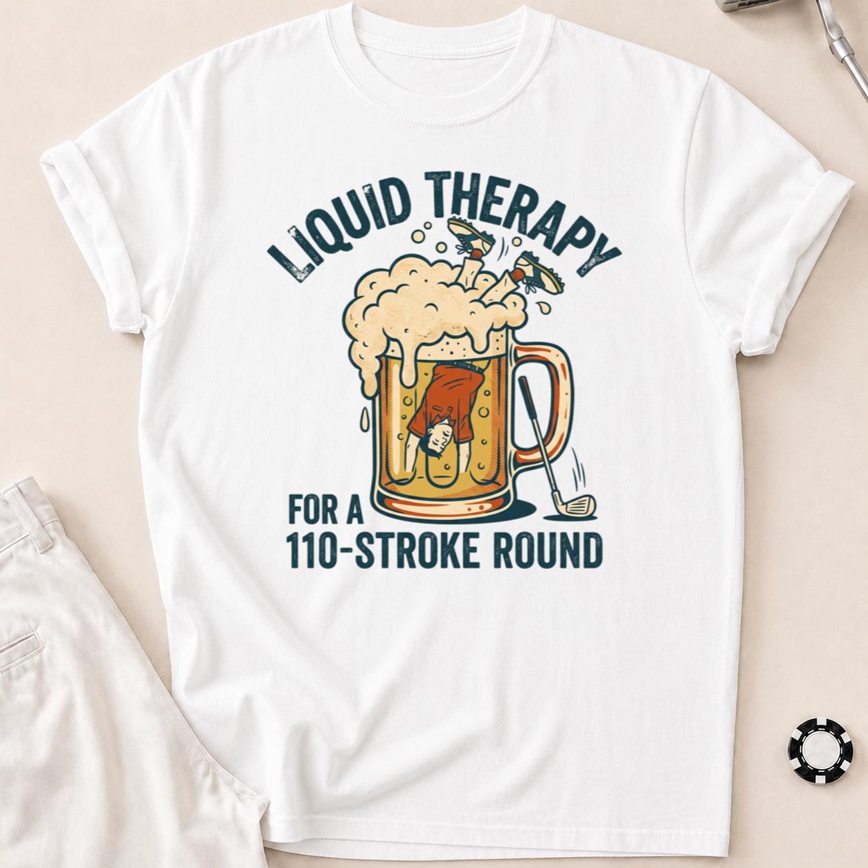 Liquid Therapy For A 110-Stroke Round Golf Tee