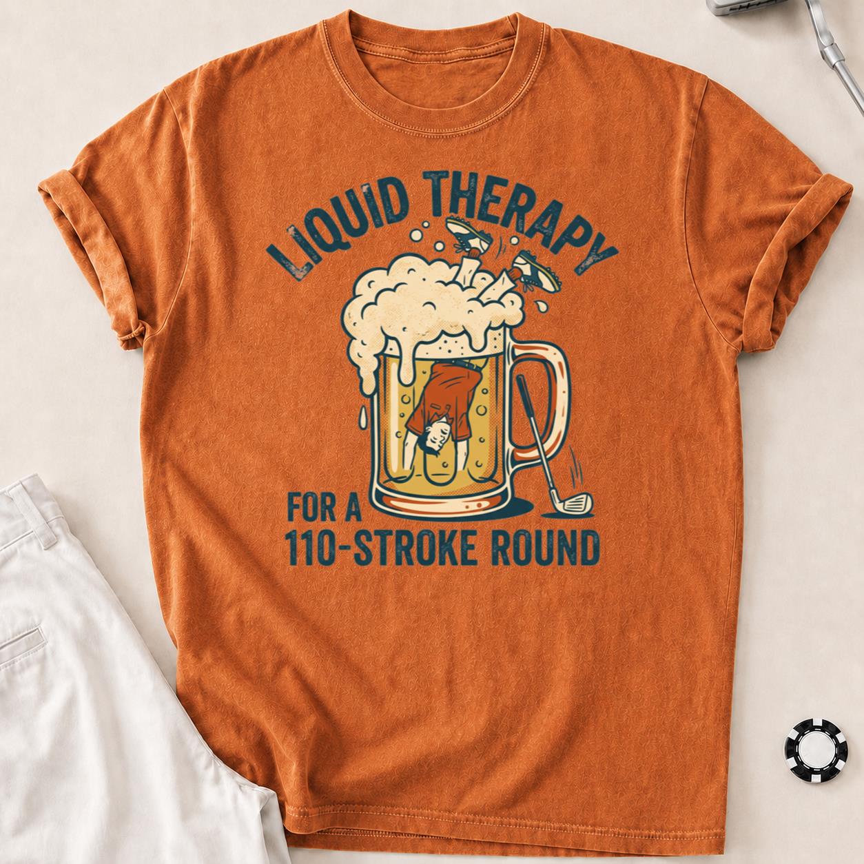 Liquid Therapy For A 110-Stroke Round Golf Tee