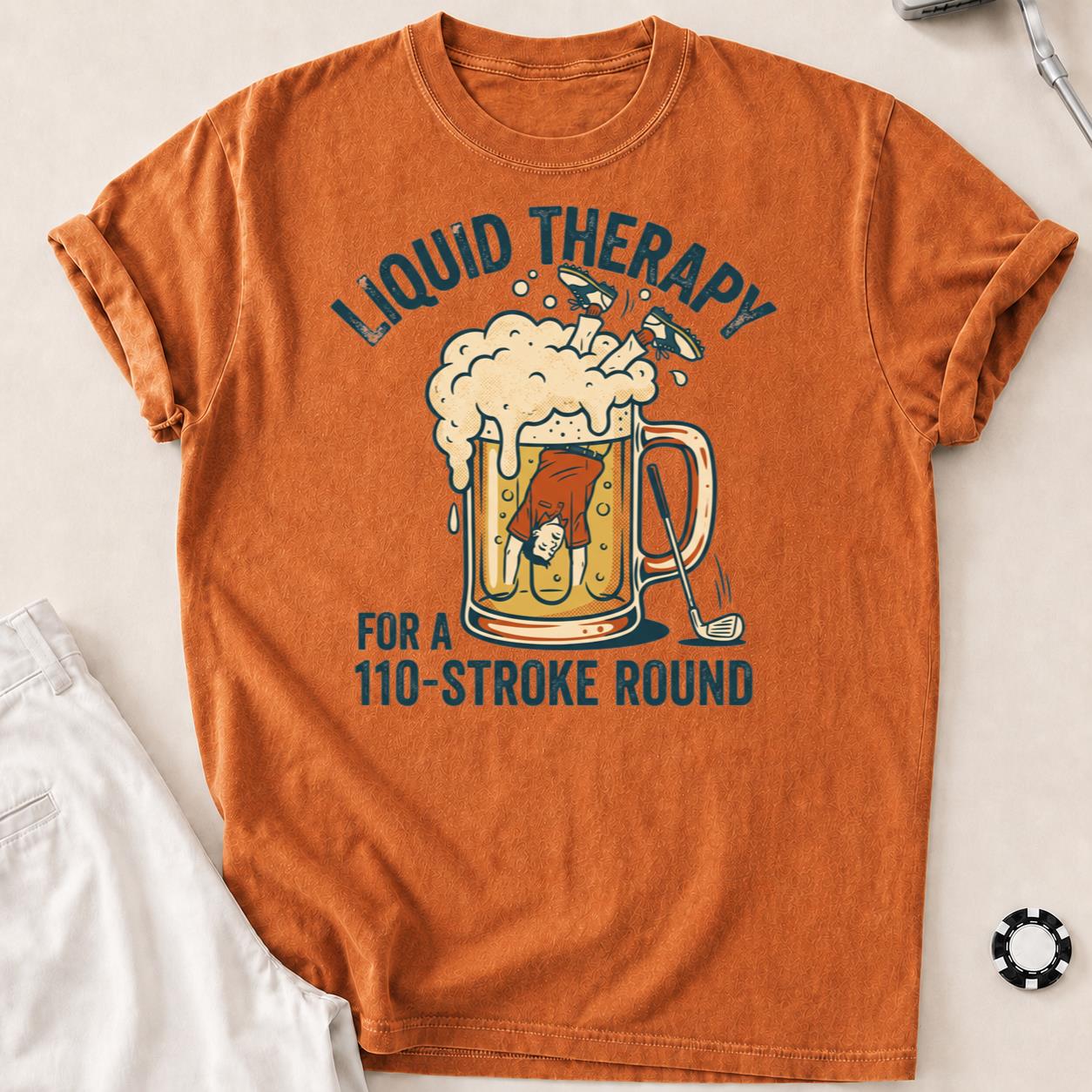 Liquid Therapy For A 110-Stroke Round Golf Tee