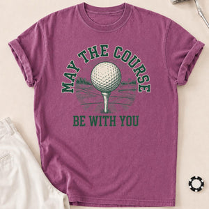 May The Course Be With You Retro Tee