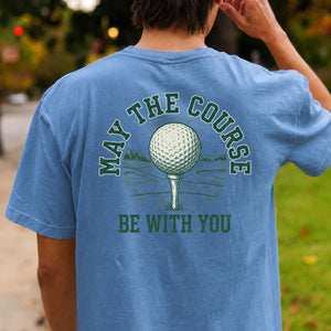 May The Course Be With You Retro Tee
