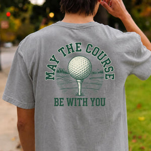 May The Course Be With You Retro Tee