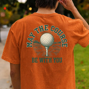 May The Course Be With You Retro Tee