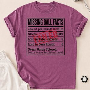 Missing Ball Facts
