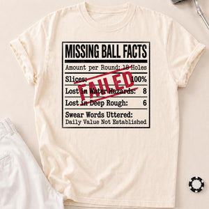 Missing Ball Facts