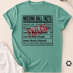 Missing Ball Facts