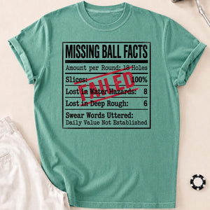 Missing Ball Facts