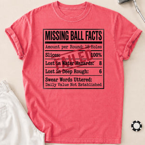 Missing Ball Facts