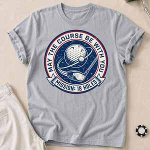 Mission 18 Holes Golf Badge Tee