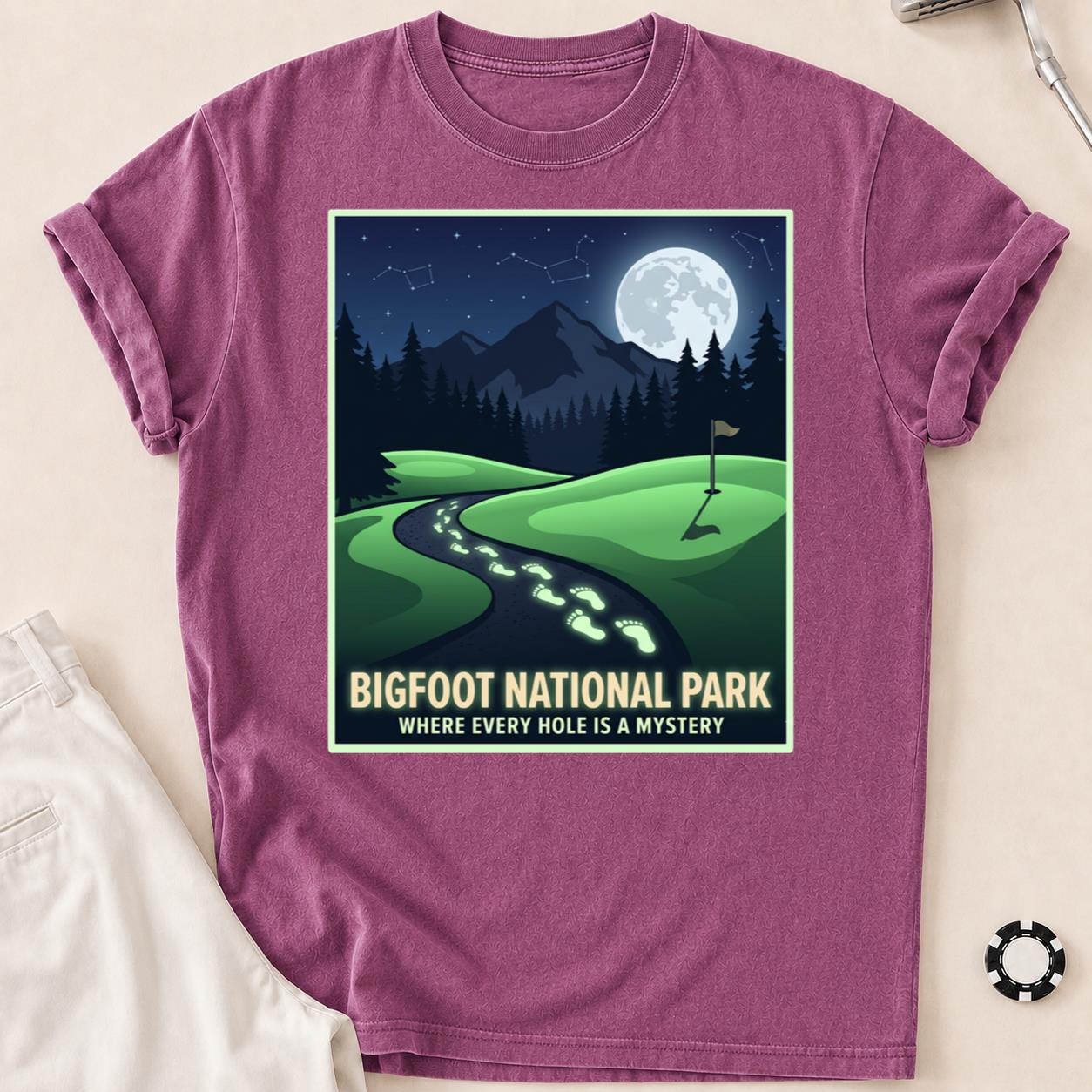 Moonlight Bigfoot Back Nine Golf Tee