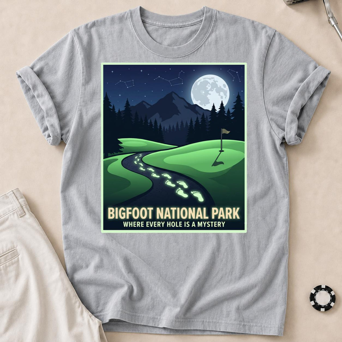 Moonlight Bigfoot Back Nine Golf Tee