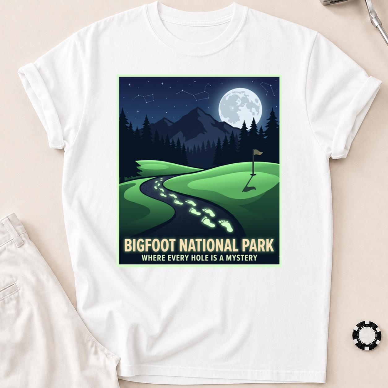 Moonlight Bigfoot Back Nine Golf Tee