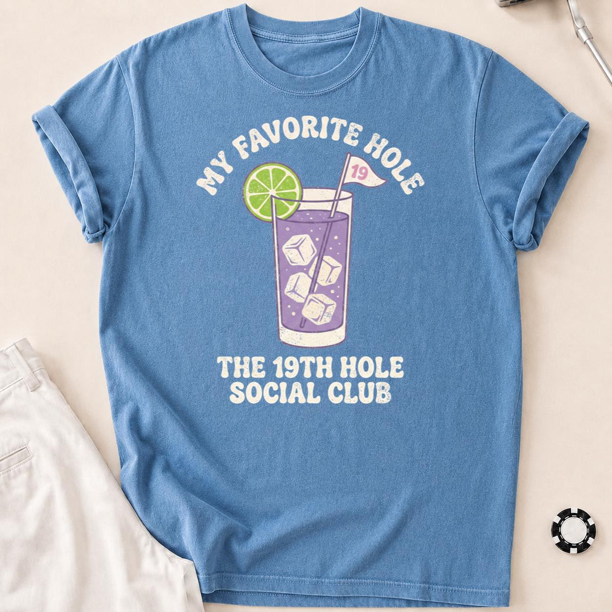 My Favorite Hole 19th Hole Social Club Golf Tee