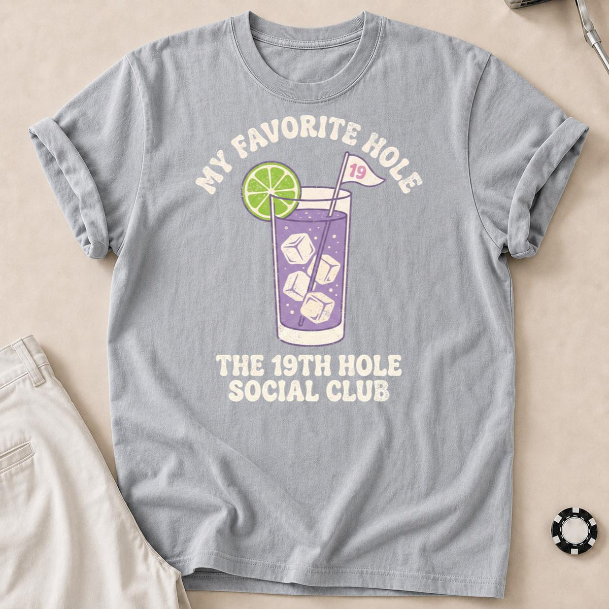 My Favorite Hole 19th Hole Social Club Golf Tee