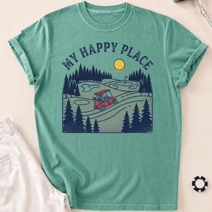 My Happy Place Golf Course Tee