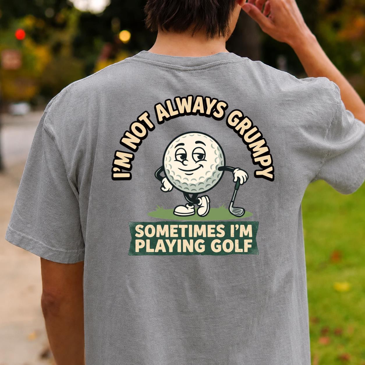 Not Always Grumpy Golf Ball