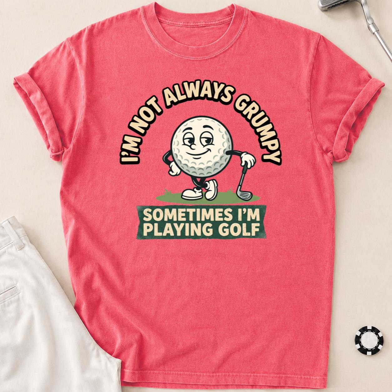 Not Always Grumpy Golf Ball