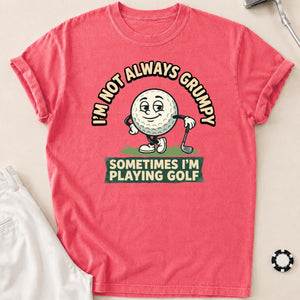 Not Always Grumpy Golf Ball
