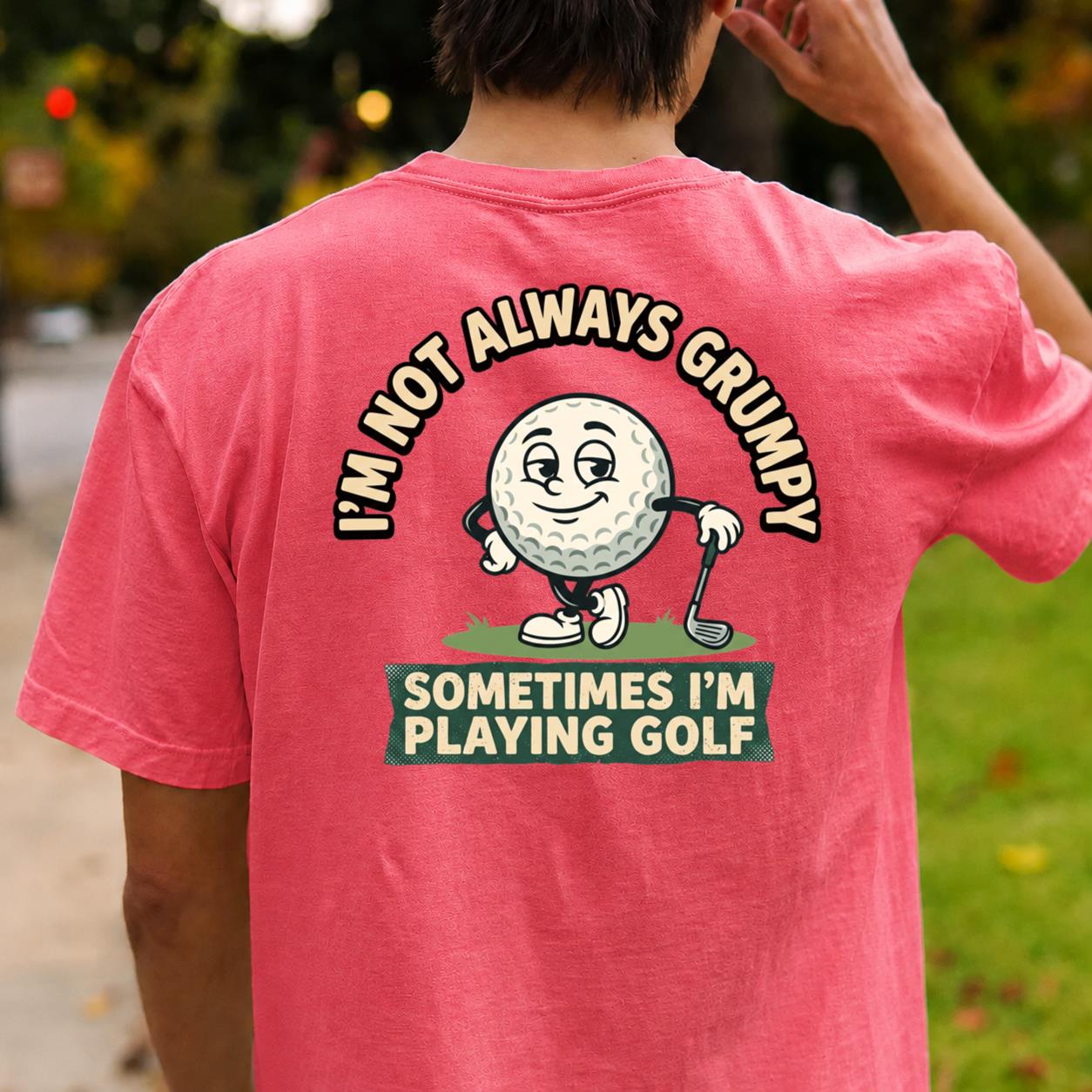 Not Always Grumpy Golf Ball
