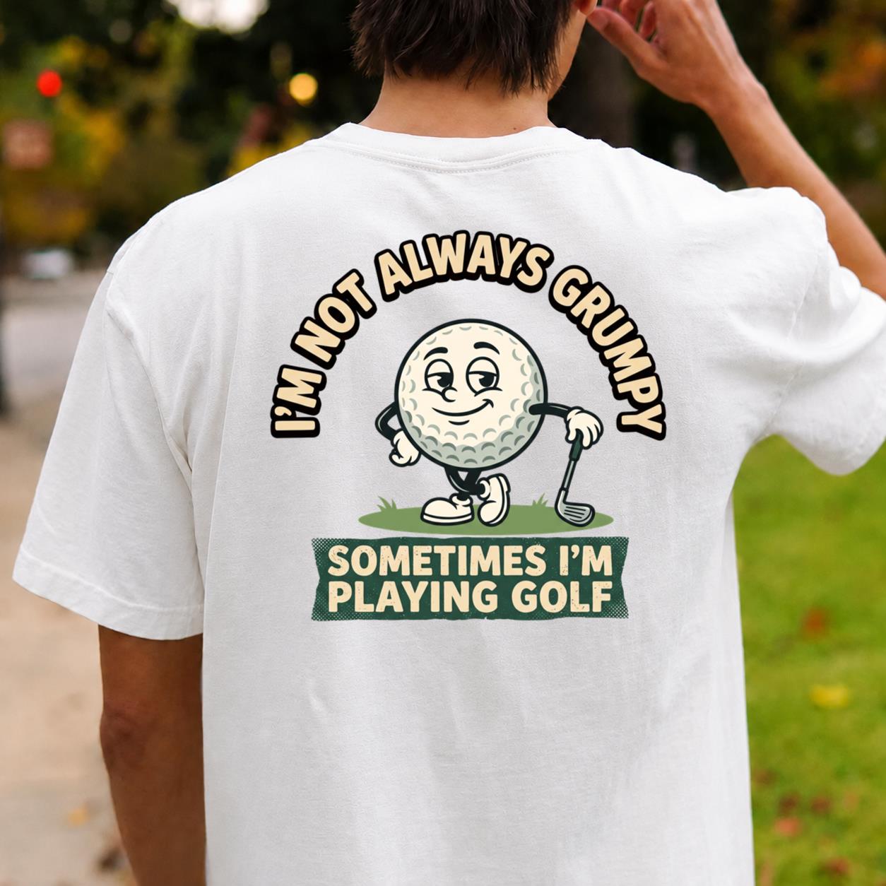 Not Always Grumpy Golf Ball