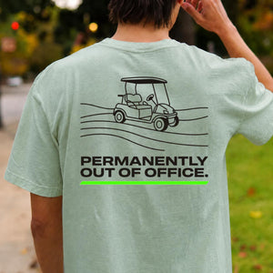 Permanently Out Of Office Golf Tee