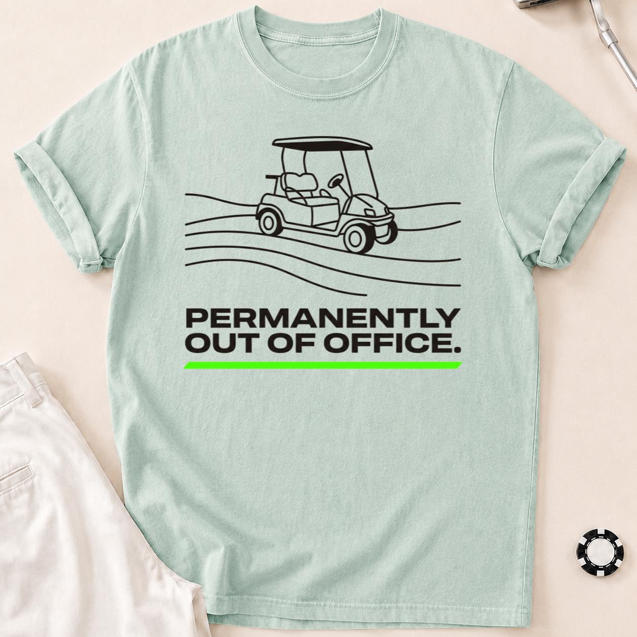 Permanently Out Of Office Golf Tee
