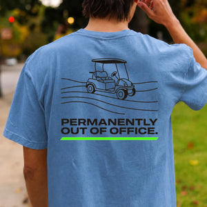 Permanently Out Of Office Golf Tee
