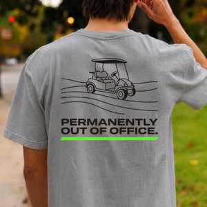 Permanently Out Of Office Golf Tee