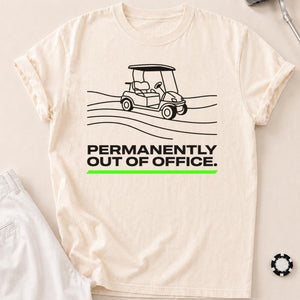 Permanently Out Of Office Golf Tee