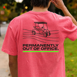 Permanently Out Of Office Golf Tee