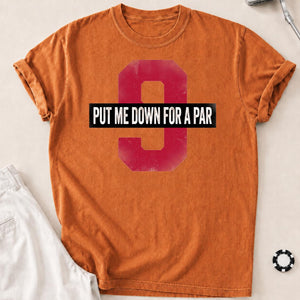 Put Me Down For A Par