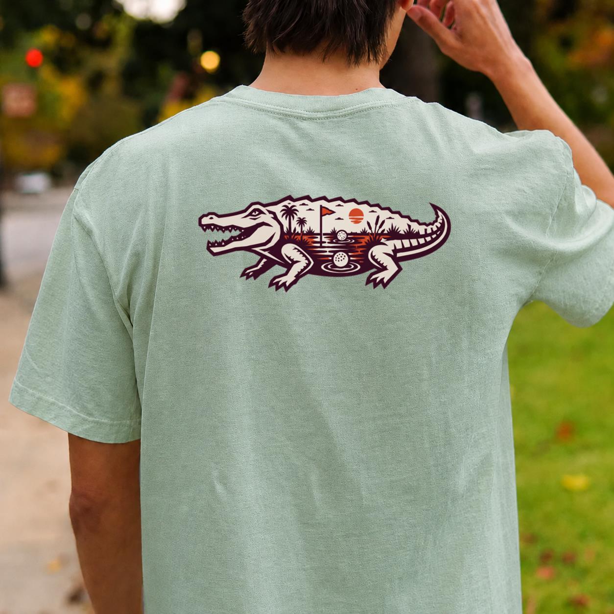 Putt You Later, Alligator Golf Tee