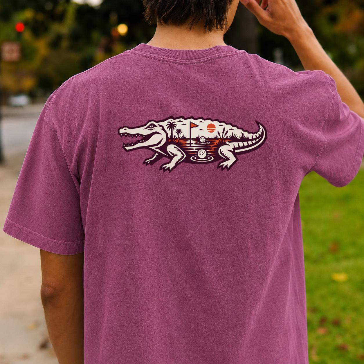Putt You Later, Alligator Golf Tee